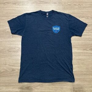 Next Level Apparel Samuel Adams Beer Deep Blue Men's Tee